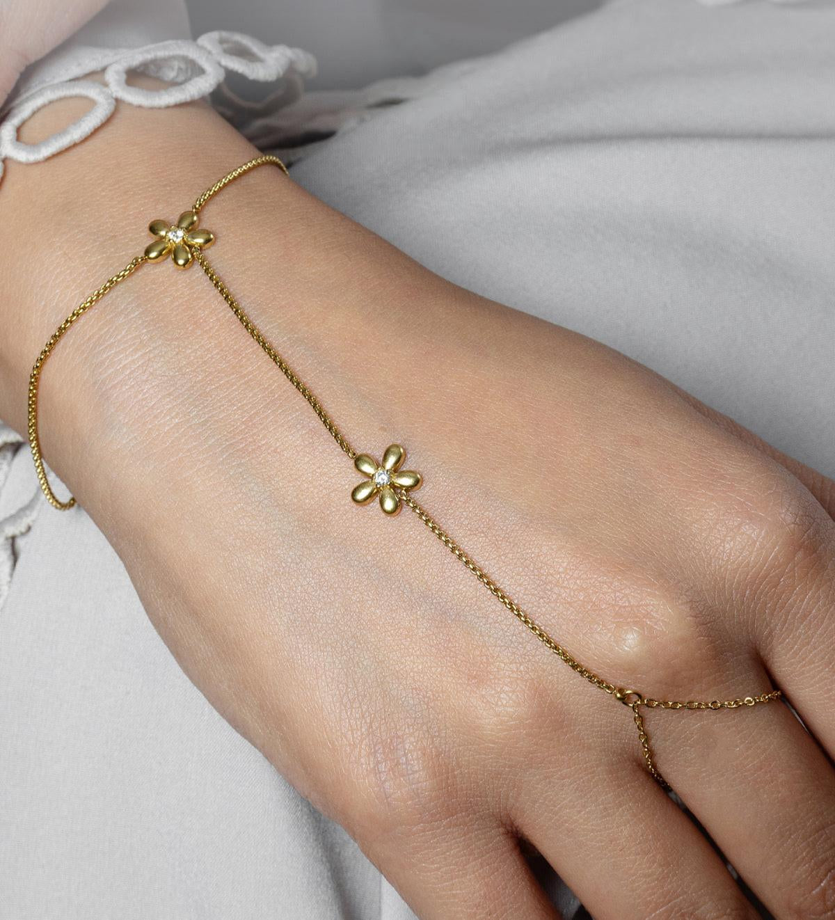 Duo Mini Daisy Handchain