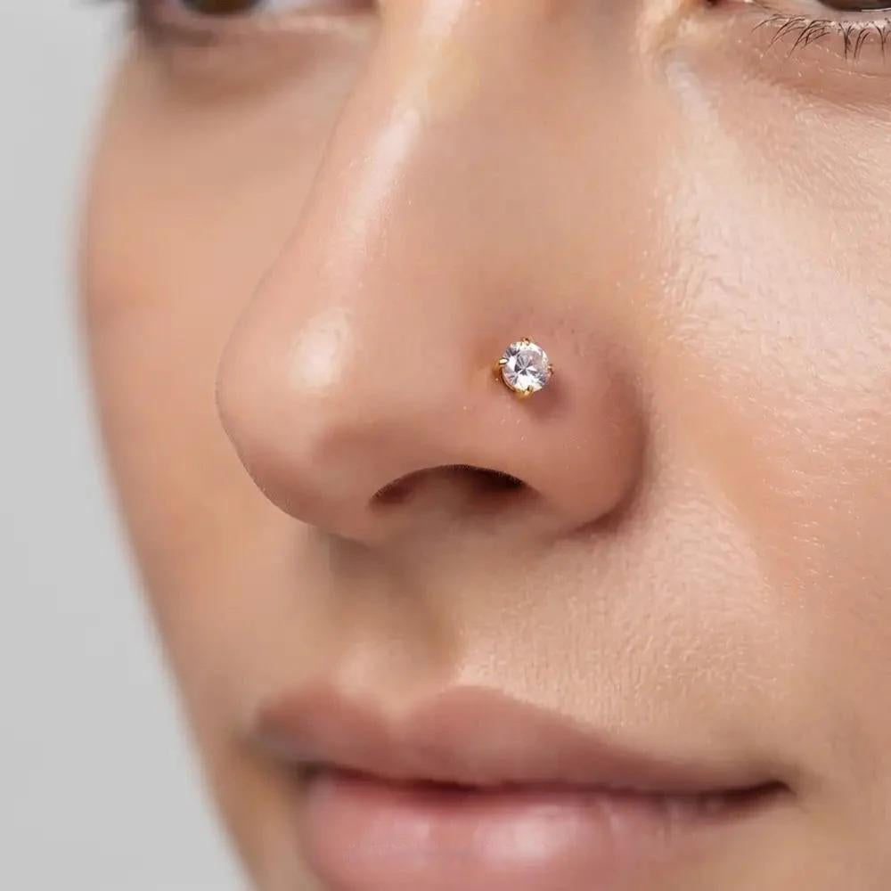 Zircon Nose Pin & Tops