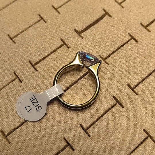 Square Zirconia Ring
